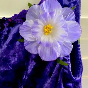 Deep purple #ballet costume. #Halloween costume.